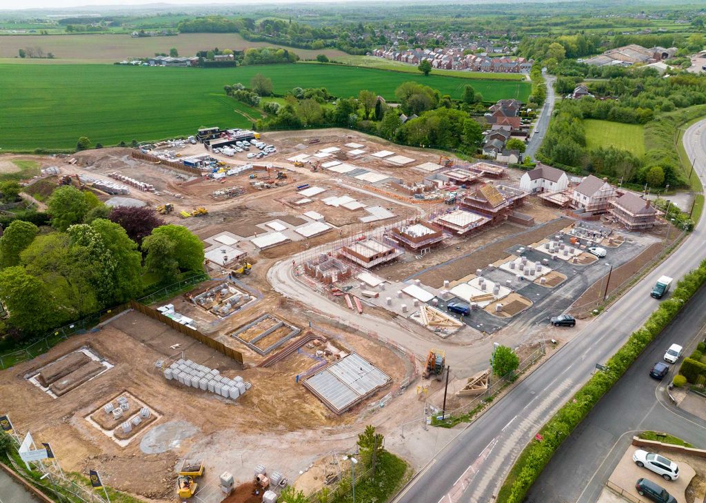 Building Site Drone Image